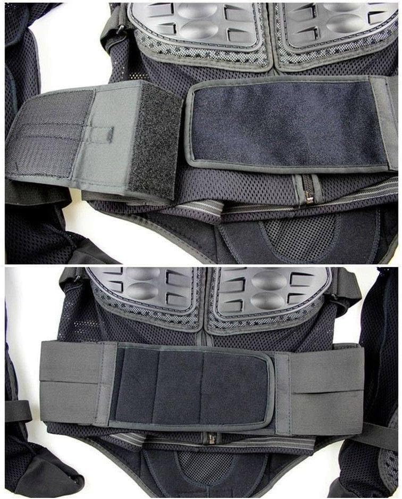 TDR Adult Motorcycle Full Body Armor Jacket Motocross Dirt Bike Chest Back Shoulder Elbow Protection Gear Ventilation Black Protective Equipment image number 5