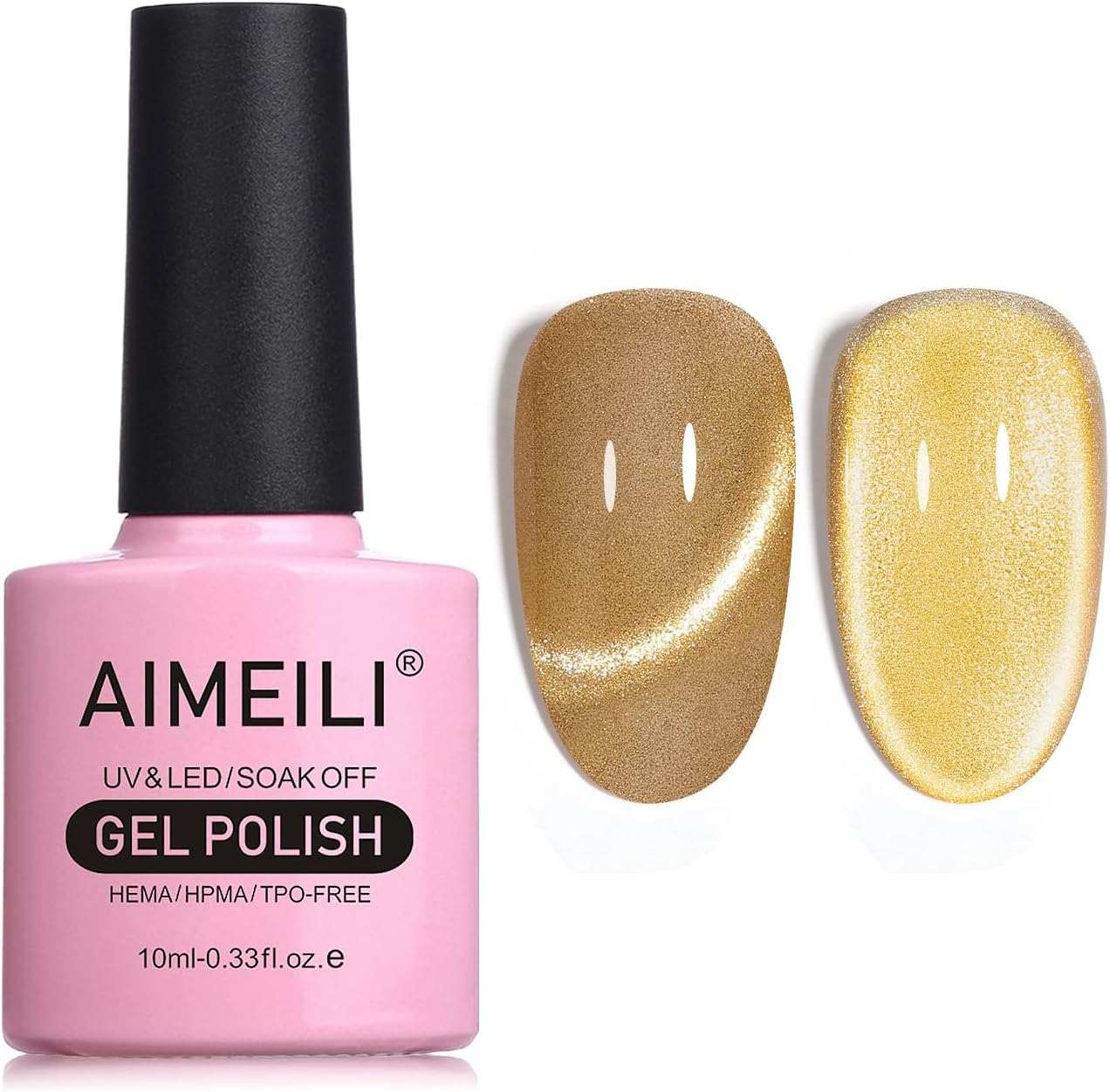 AIMEILI Cat Eye Gel Nail Polish Soak off U V LED Hema Free Cruelty Free Vegan Gel Polish Colors for Nail Art DIY Gel Nail Manicure 742