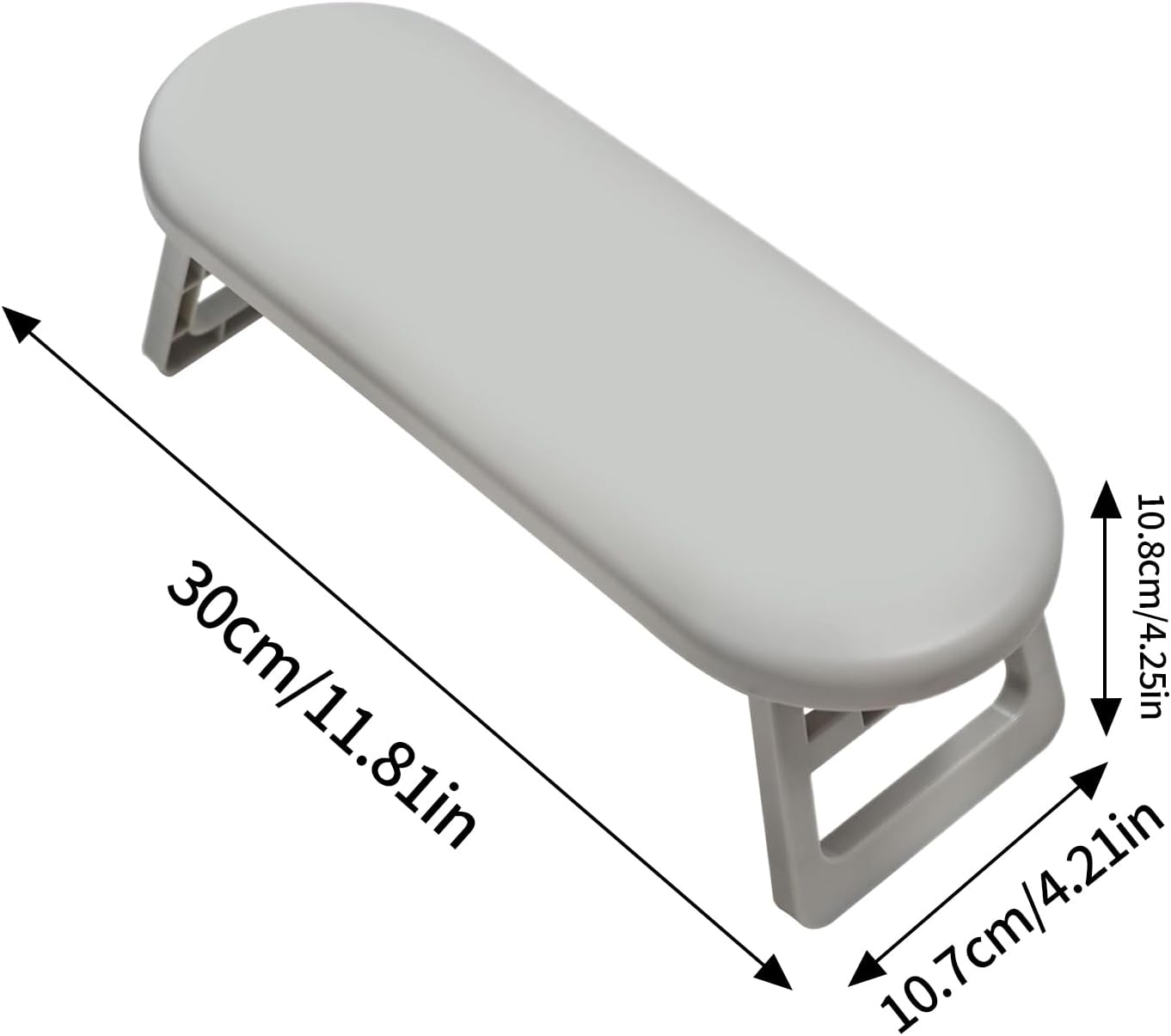 Nail Tech Hand Rest Portable,Household Manicure Arm Cushion - Non-Slip Foldable Hand Rest for Professionals Beginners Work Station Salon Manicure Pedicure Outdoors image number 1