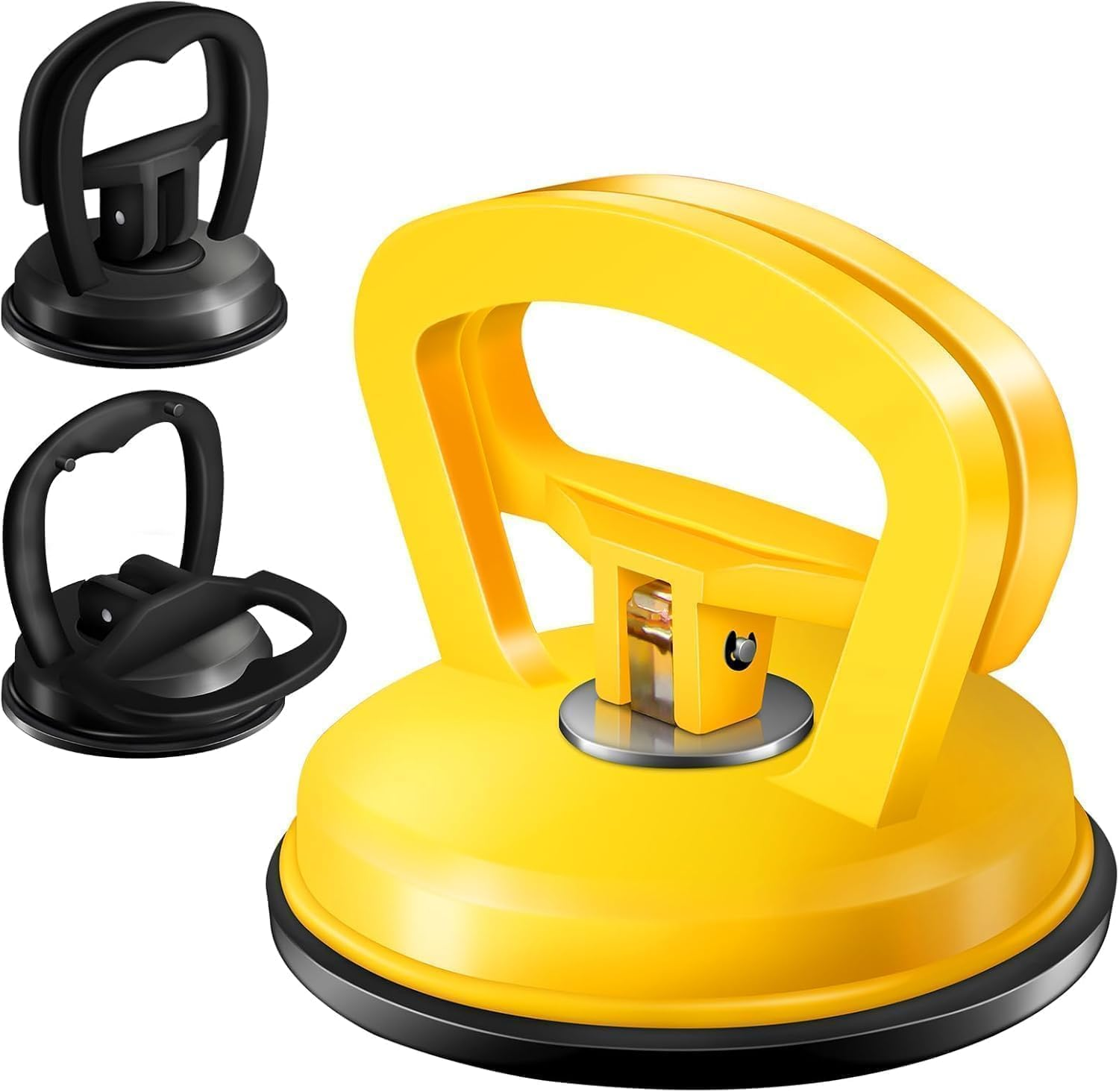 Dent Puller，3-Pack Car Dent Puller Kit | DIY Paintless Repair Tool with Yellow/Black Lifters