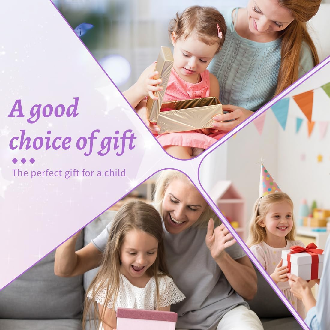 ROKZELT Pack of 100 Hair Clips Girls Children Hair Clips Girls Metal Star Hair Clips with Snap Closure Colours Cute Small Hair Clips Hollowed Star Hair Pin image number 4