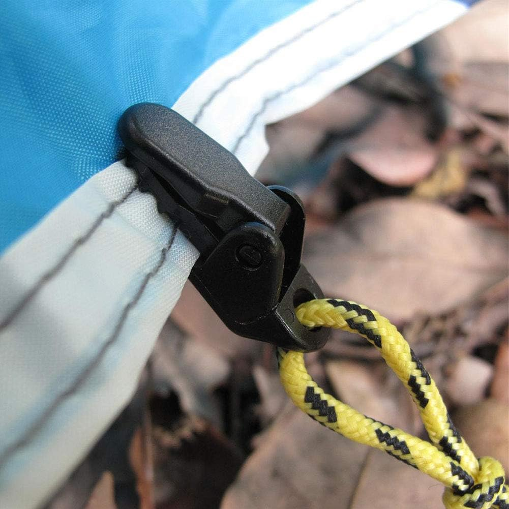 Tarp Clips Heavy Duty Lock Grip Clamps Tarps Awning Canopy Clamp Kit Shark Tent Fasteners Clips Holder Mini Accessories Snap Hangers Tighten Tool for Camping Awnings Canopies Car Covers image number 6