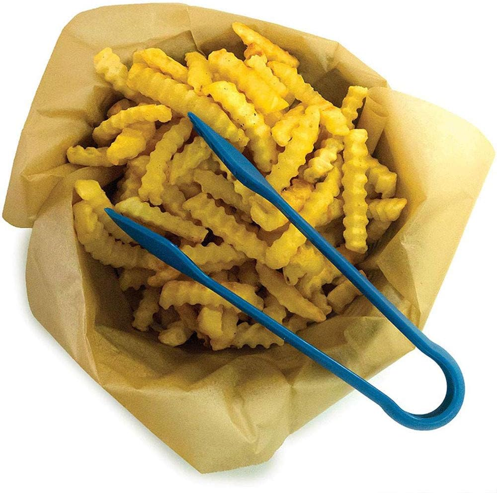 3 Pieces / Set Barbecue Tongs Kitchen Tongs Serving Tongs Ice Tongs Plastic Salad Tongs for Bread Sugar Pizza Grill image number 3