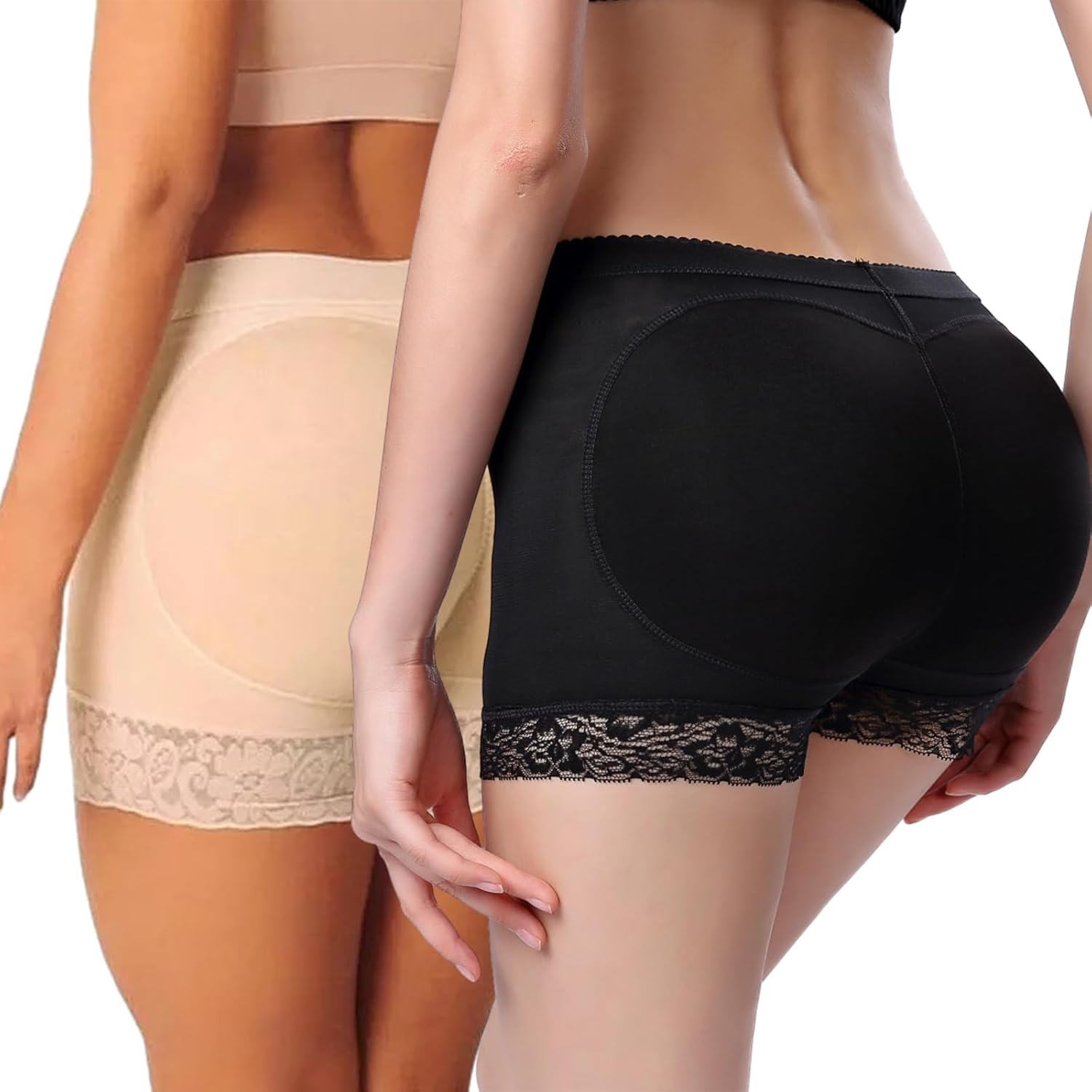 Butt Lifter Panties for Women &ndash; Hip Dip Shapewear with Lace Padded Design, Seamless & Skin-Friendly