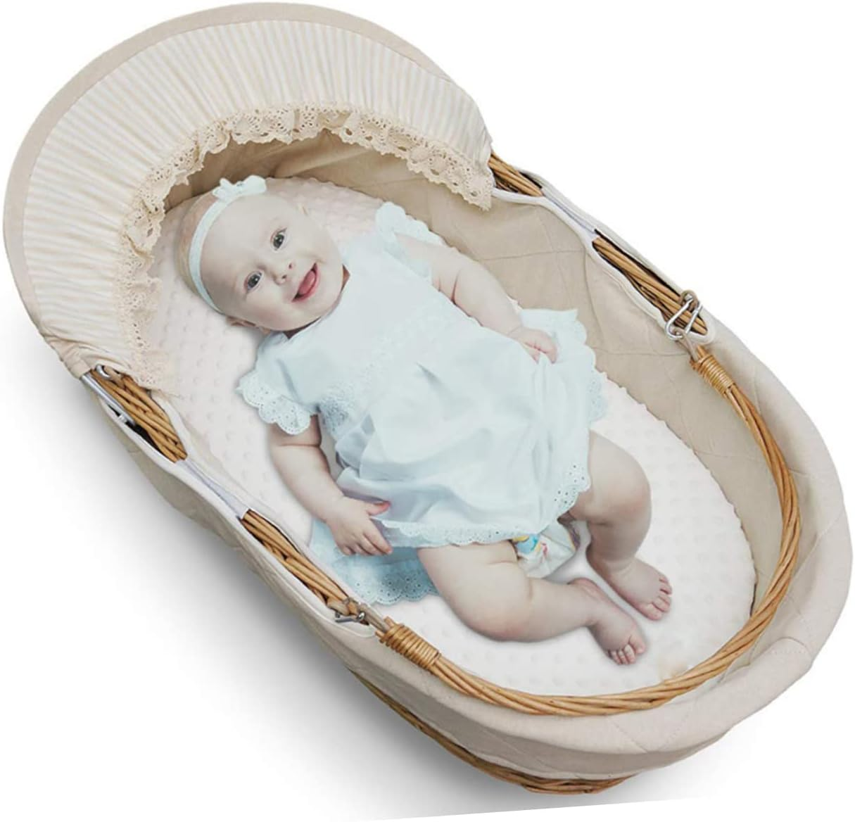 2Pcs Changing Pads Cover for Boy Girl Toddlers Polyester Changing Table Covers for Nursery Use Change Mat Muslin image number 4