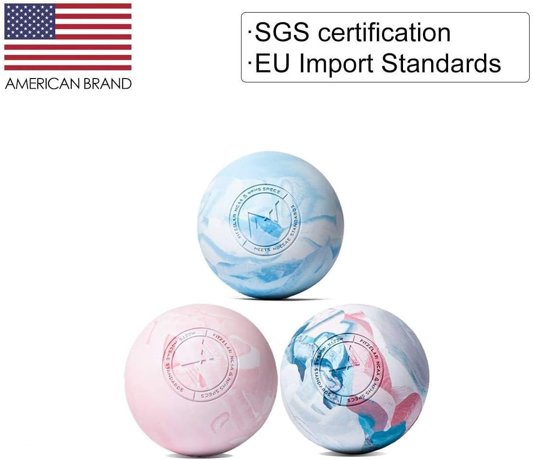 Massage Lacrosse Balls for Myofascial Release , SGS Certification, Massage Deep Tissue for Back and Shoulder, Trigger Point Therapy, Muscle Knots , Relieving Muscle Pain, Yoga Ball for Feet image number 3