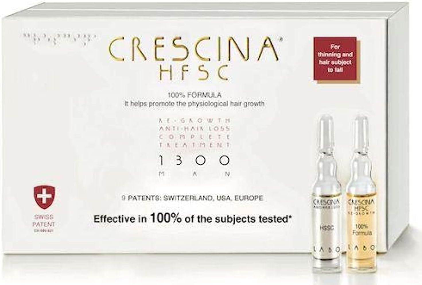 CRESCINA 1300 Man HFSC Formula Complete Treatment