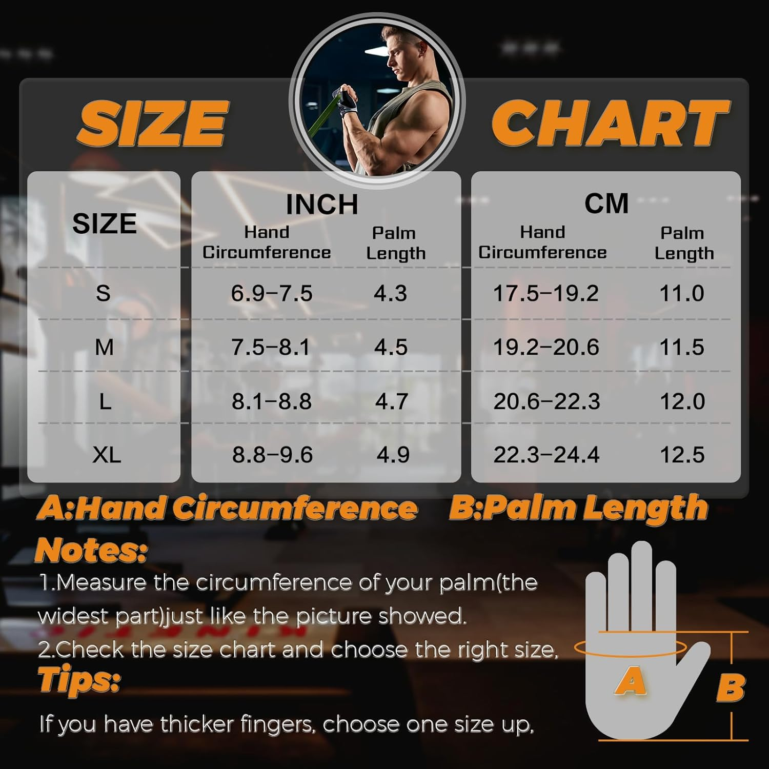 Hopedas Weight Lifting Gym Workout Gloves Full Palm Protection for Men and Women,Breathable Sport Gloves for Training,Fitness,Exercise,Yoga, Pilates,Cycling，Black image number 6