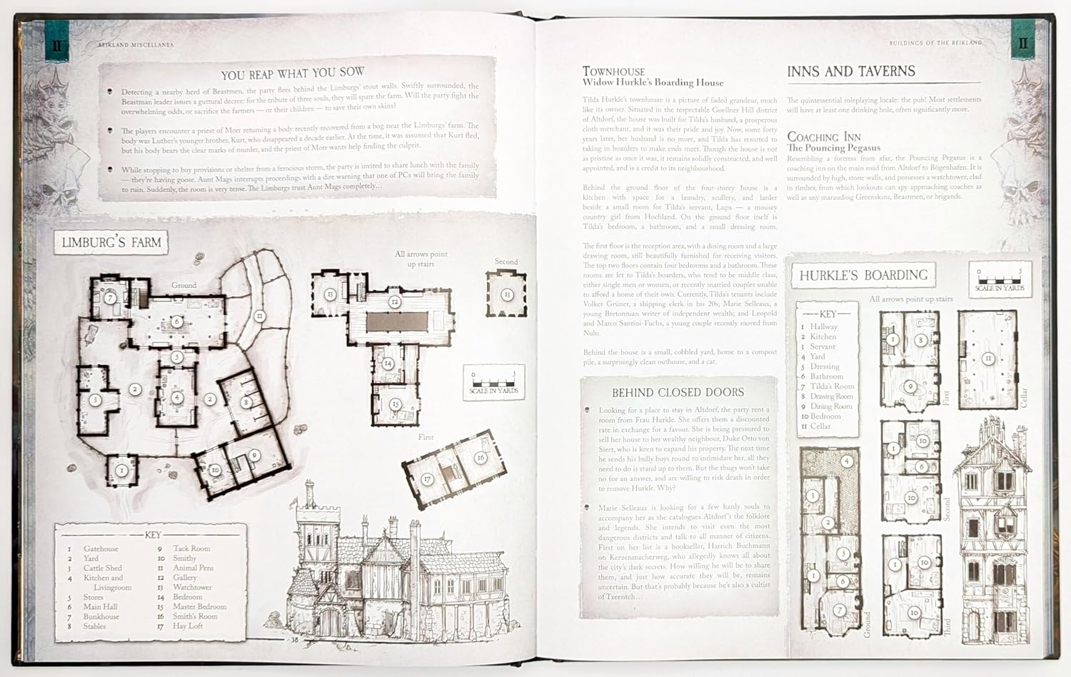 Cubicle 7 Warhammer Fantasy Roleplay: Reikland Miscellanea Board Card Game Book Accessory image number 4