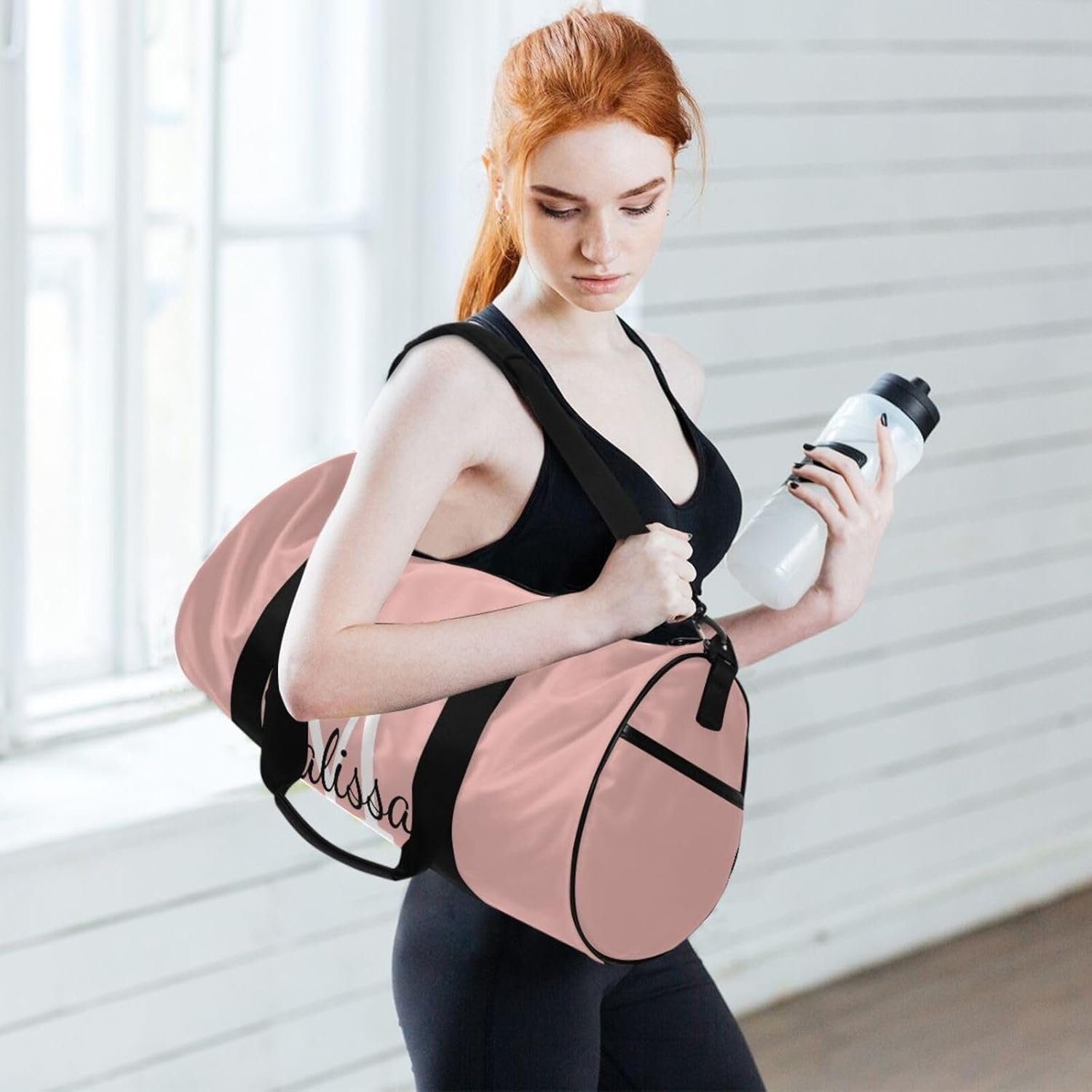 Personalized Duffel Bagscustomized Travel Weekender Gear Bag Business Trips Foldable image number 2