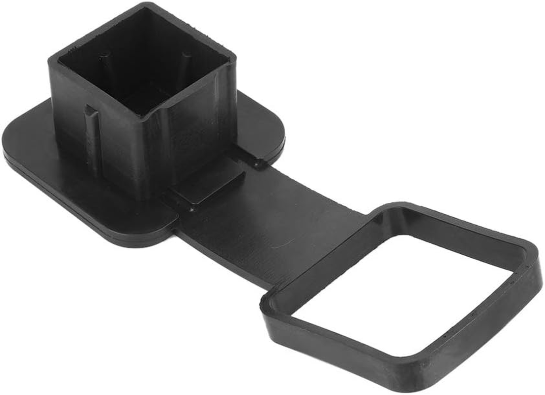 Rubber Hitch Receiver Cover Cap, Black Hitch Tube Cover with Snow and Ice Protection, for Trailer Accessory, Made of Rubber