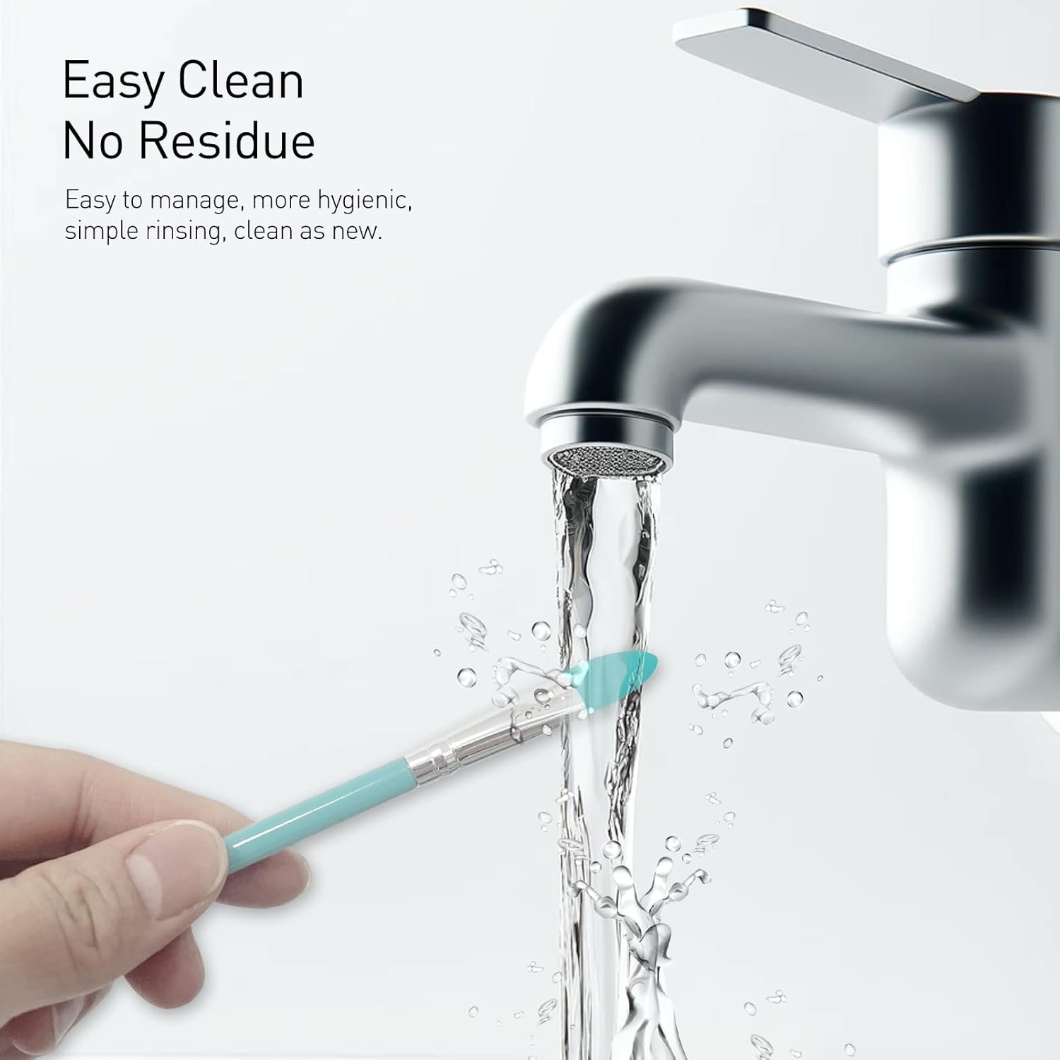 7 Pcs Silicone Brush Applicator Kit for Cream Makeup Products and UV Resin Epoxy Art Crafting image number 6