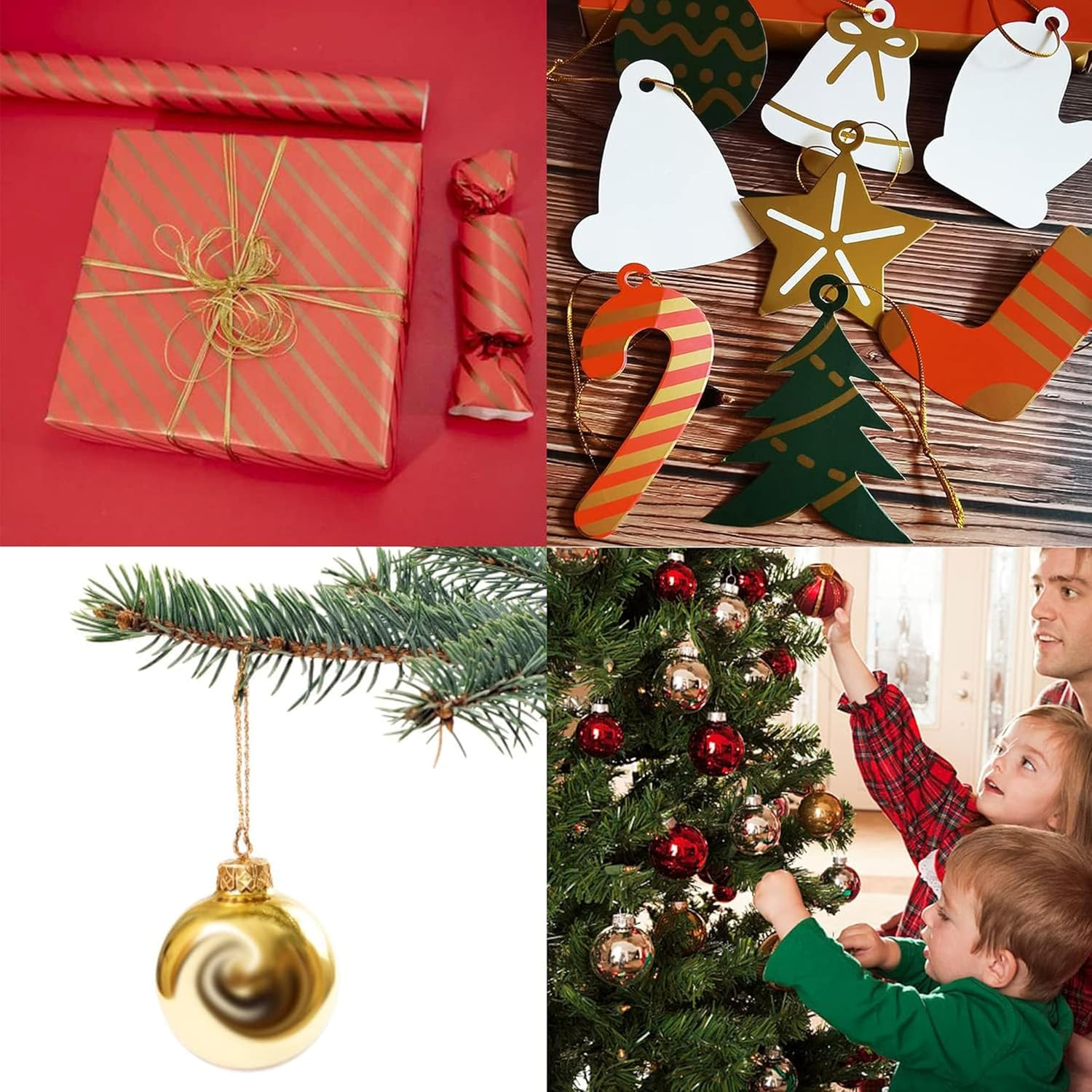 110 Yards 1.5Mm Metallic String Twine - Premium Decorative Gold Cord for Baking, Crafts, DIY Tags, Gift Wrapping, Ornaments Hanging, Christmas Decorations, Wedding & Party Decor (Gold) image number 3