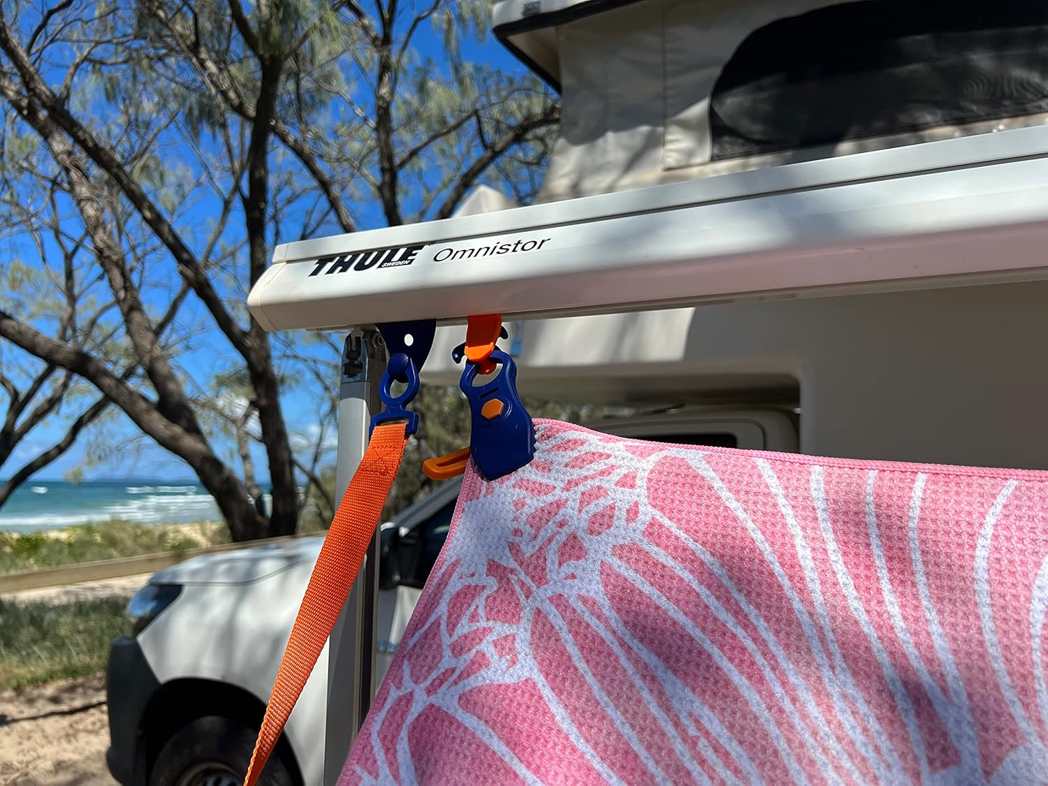 Peggy Peg - Croc-Adapter for Awning Clamps 4 Pcs - 5Mm & 8Mm- Motorhome Piping Rails - Motorhome, Caravan & as Camping Accessories - Compatible with Peggy Peg Crocodile Clips, Storm Strap & L Hooks image number 2