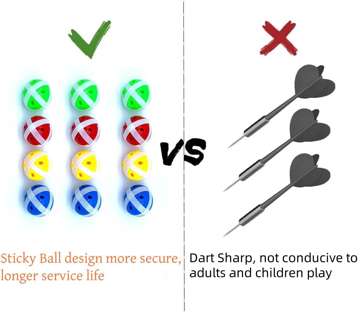 Dinosaur Toys for Boys, 30 Inch Dart Board Game Set Kids Toys Age 3-8 Year Old Boys Toys with 14 Sticky Balls, Kids Birthday Gifts Xmas Stocking Fillers for Boys Age 4-9, Dinosaur Gifts for Boys image number 1