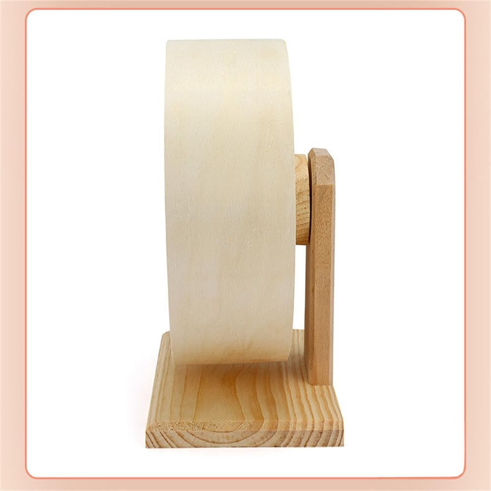 Pet Sports Equipment, Wooden Silent Hamster Wheel, Hamster & Guinea Pig Exercise Wheel, Cat & Dog Treadmill, Indoor Use,Allowing Your Pet to Play Freely,Sturdy and Durable,Aesthetically Pleasing image number 4