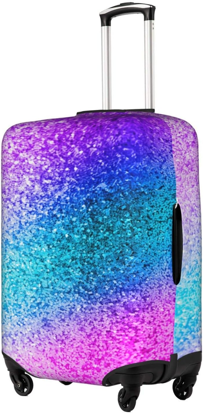 Glitter Sequin Spot Luggage Cover Anti-Scratch Suitcase Protector Fits 18-32 Inch Luggage image number 1