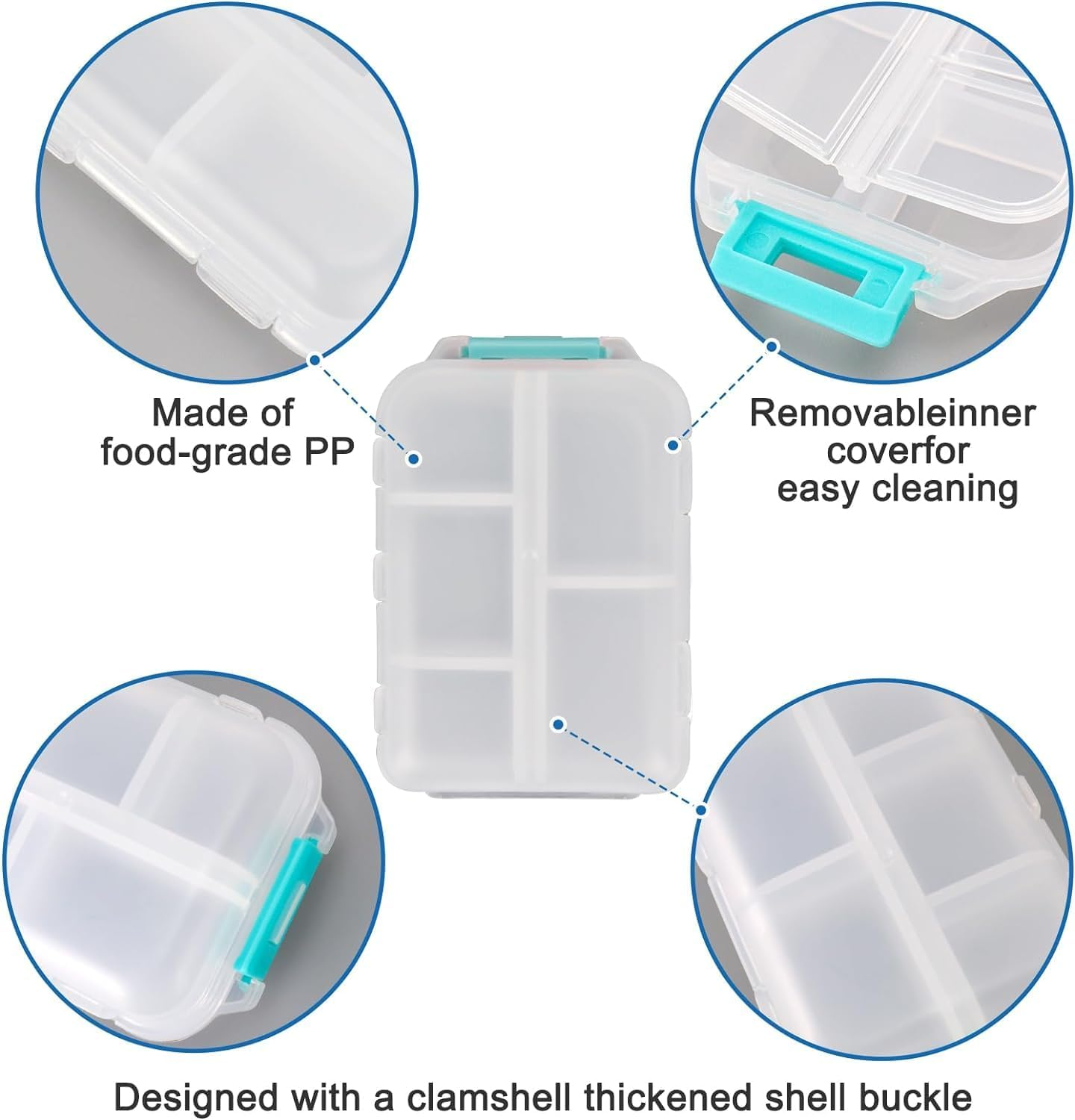 DIY Pocket Pharmacy with Medicine Labels Travel Daily Pill Container Mini Medication image number 2