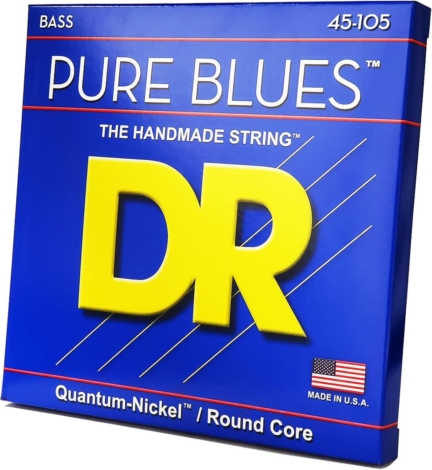 DR PB-45 Strings PURE BLUES&trade; - Quantum Nickel&trade; Bass Strings: Medium 45-105, Silver image number 4