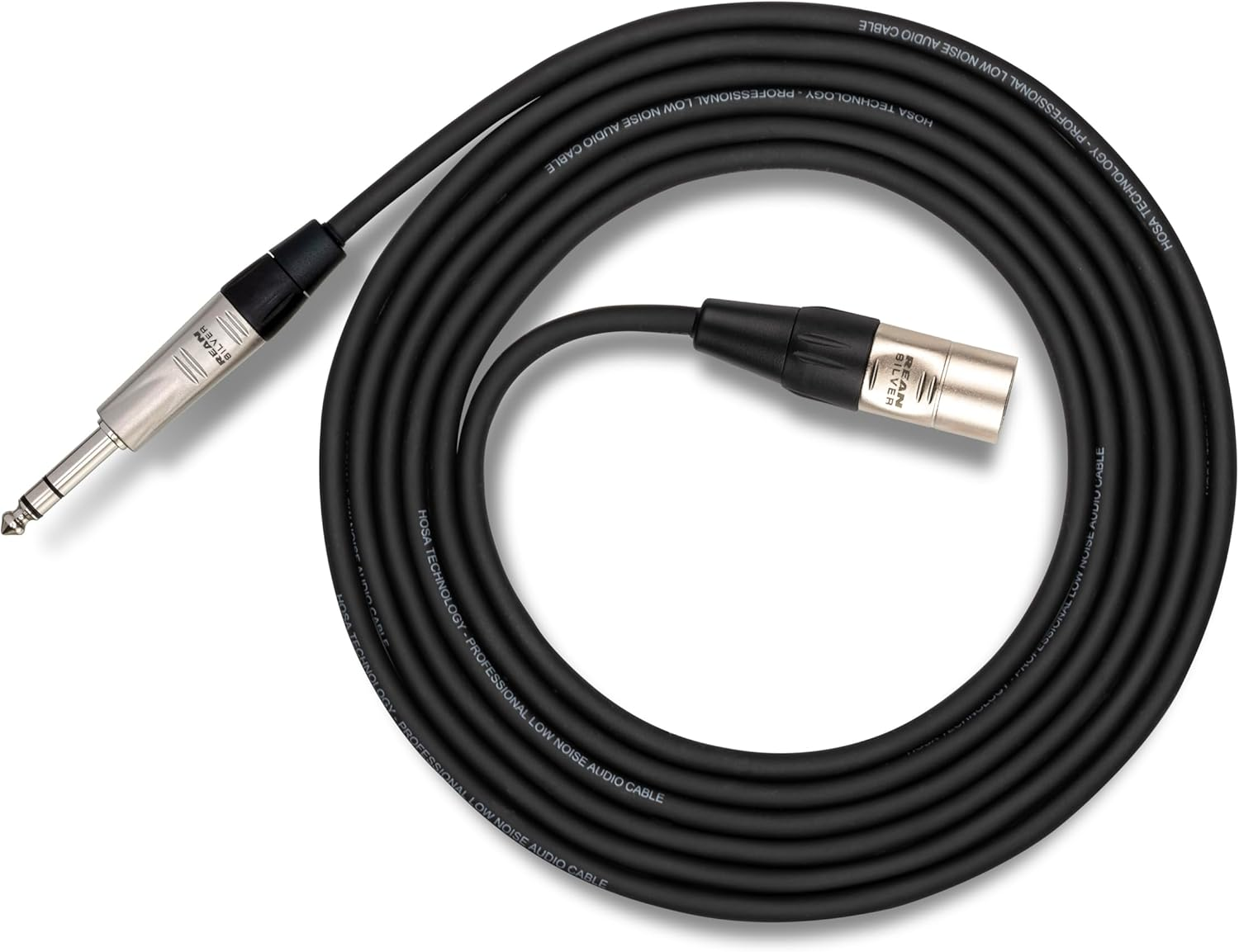Hosa HSX-001.5 Pro Balanced Interconnect Rean 1/4 Inch TRS to XLR3M, 1.5 Feet - 10 Feet