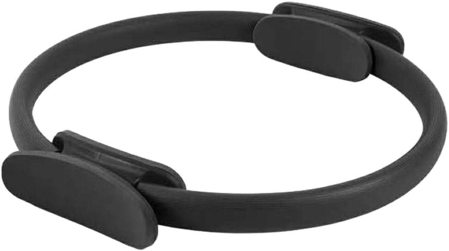 IOIUSKKU Pilates Circle Easy to Clean Comfortable and Durable Gymnastics and Women Fitness Flexible TPE Magic Ring for Sports, Pink, 37.5 * 3.5Cm