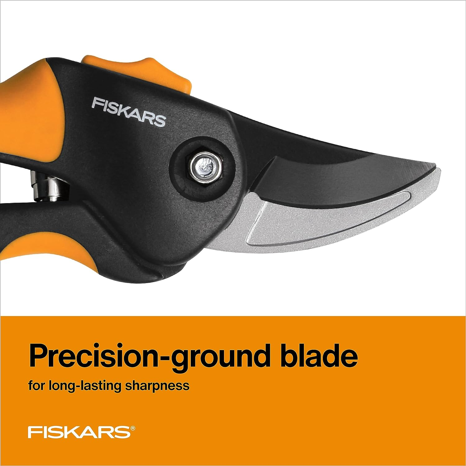 Fiskars Bypass Pruning Shears, Branch Cutter with 5/8" Cut Capacity, Garden Shears with Sharp Steel Blade, Rust Resistant, Ergonomic Pruners with Comfort Handle and Safety Lock, Gardening Hand Tools image number 5