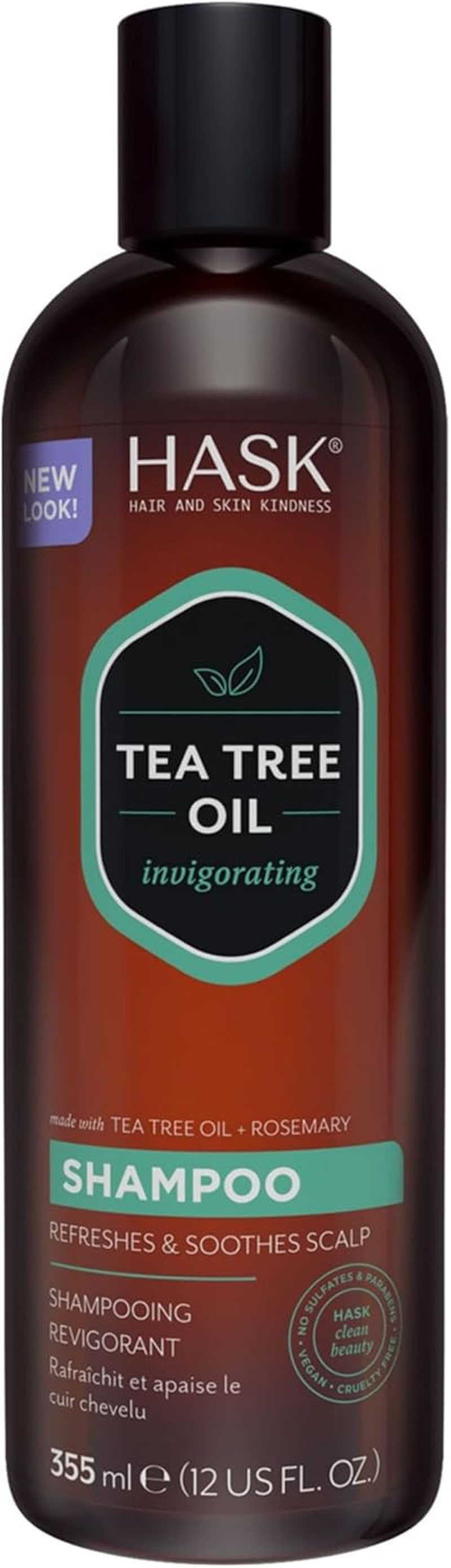 HASK Curl Care Shampoo Curl Enhancing, Colour Safe, Gluten-Free, Sulfate-Free, Paraben-Free - 1 355 Ml Bottle