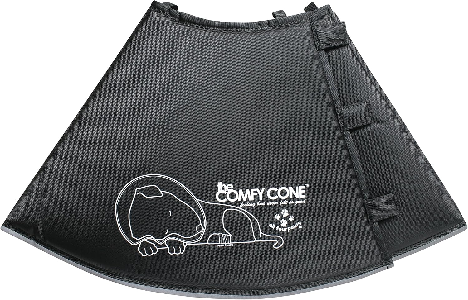 All Four Paws Comfy Cone Pet Cone for Dogs, Cats, X-Large, Tan - Comfortable Soft Dog Cone Collar Alternative for after Surgery, Wound Care, Spay, Neuter - Dog and Cat Recovery Elizabethan-Collar