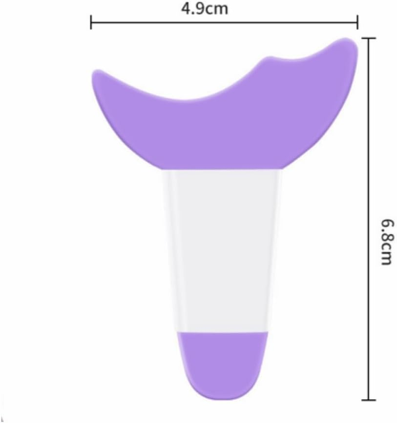 Mascara Eyelash Shield Applicator Guard Tool, 2 Pcseyelash Eyeshadow Auxiliary Guard Tool Pads, for Eye Makeup and Prevent Makeup Residue (Purple) image number 1