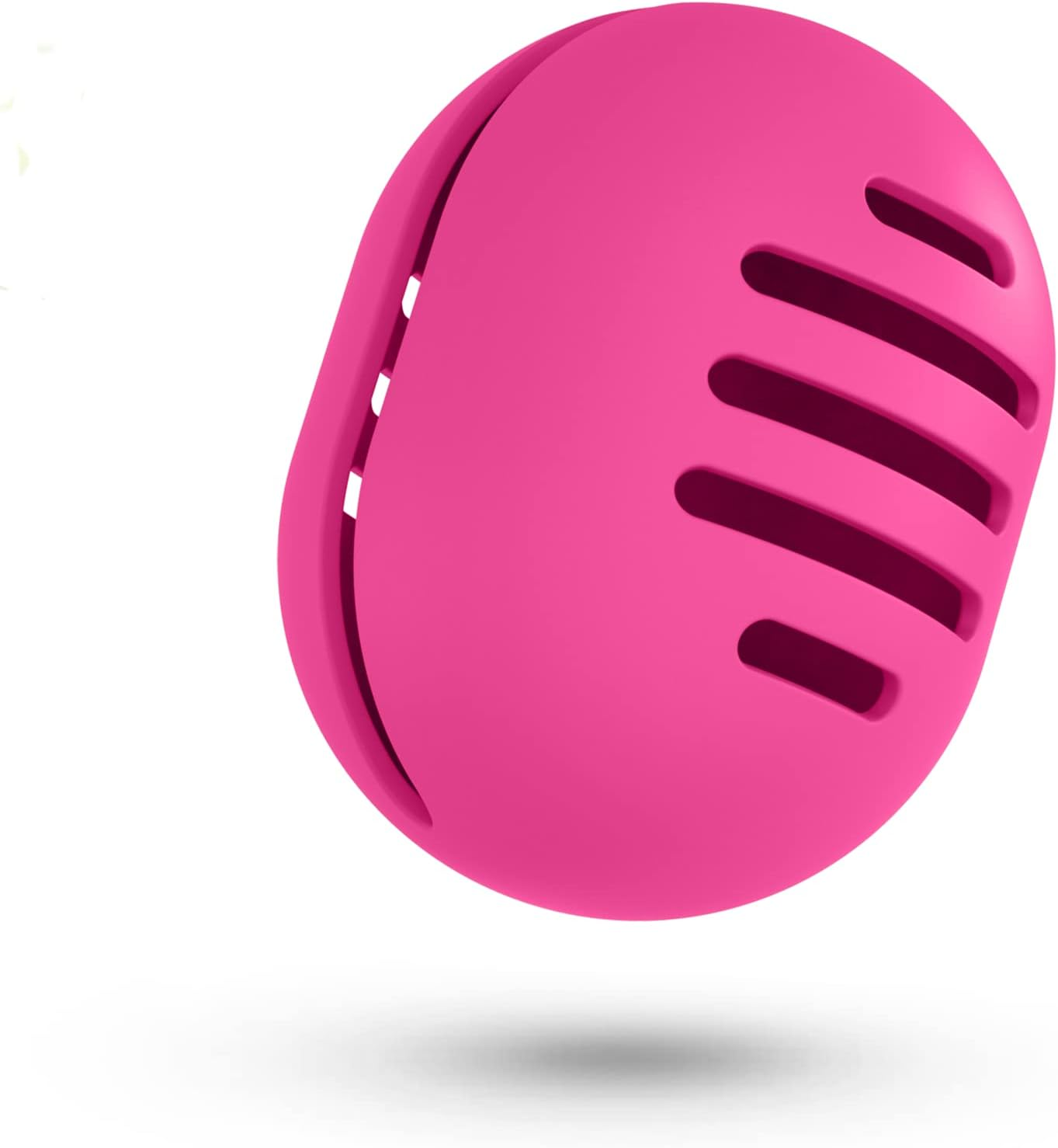 Fauxomor Makeup Sponge Holder,Double-Sided Stripe Vented Silicone Beauty Blender Holder for Travel,Shatterproof Make up Sponge Travel Case for All Sponges Sanitary Reuse Easy to Carry,Rose Red image number 4