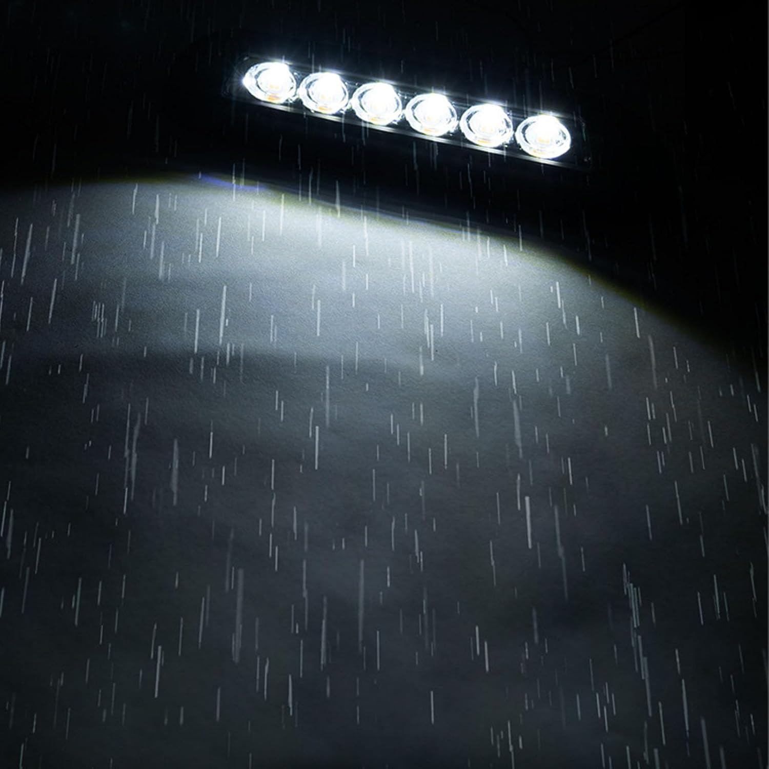 8In RV Awning Light Strip, 30 LED Beads IP67 Waterproof DC 12V 24V RV Exterior LED Porch Awning Lights, Slim Line Light Fixtures Kit for Lighting Porch Boat Cabinet image number 4