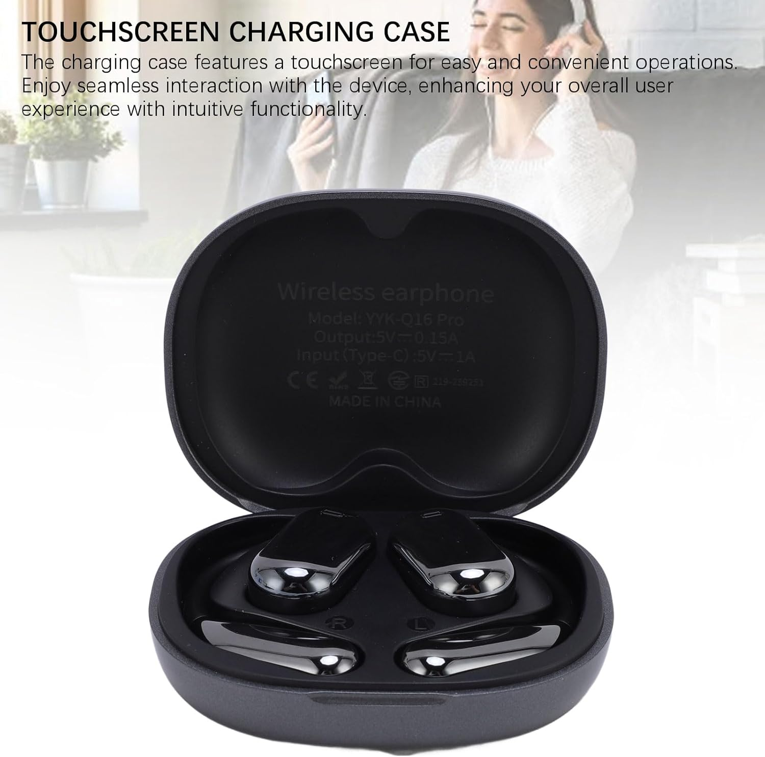 Dpofirs AI Language Translation Earbuds - Translation Earbuds Real Time,94 Languages Online Translation, Noise Reduction Language Translator Earphone Device for Travel Business image number 4