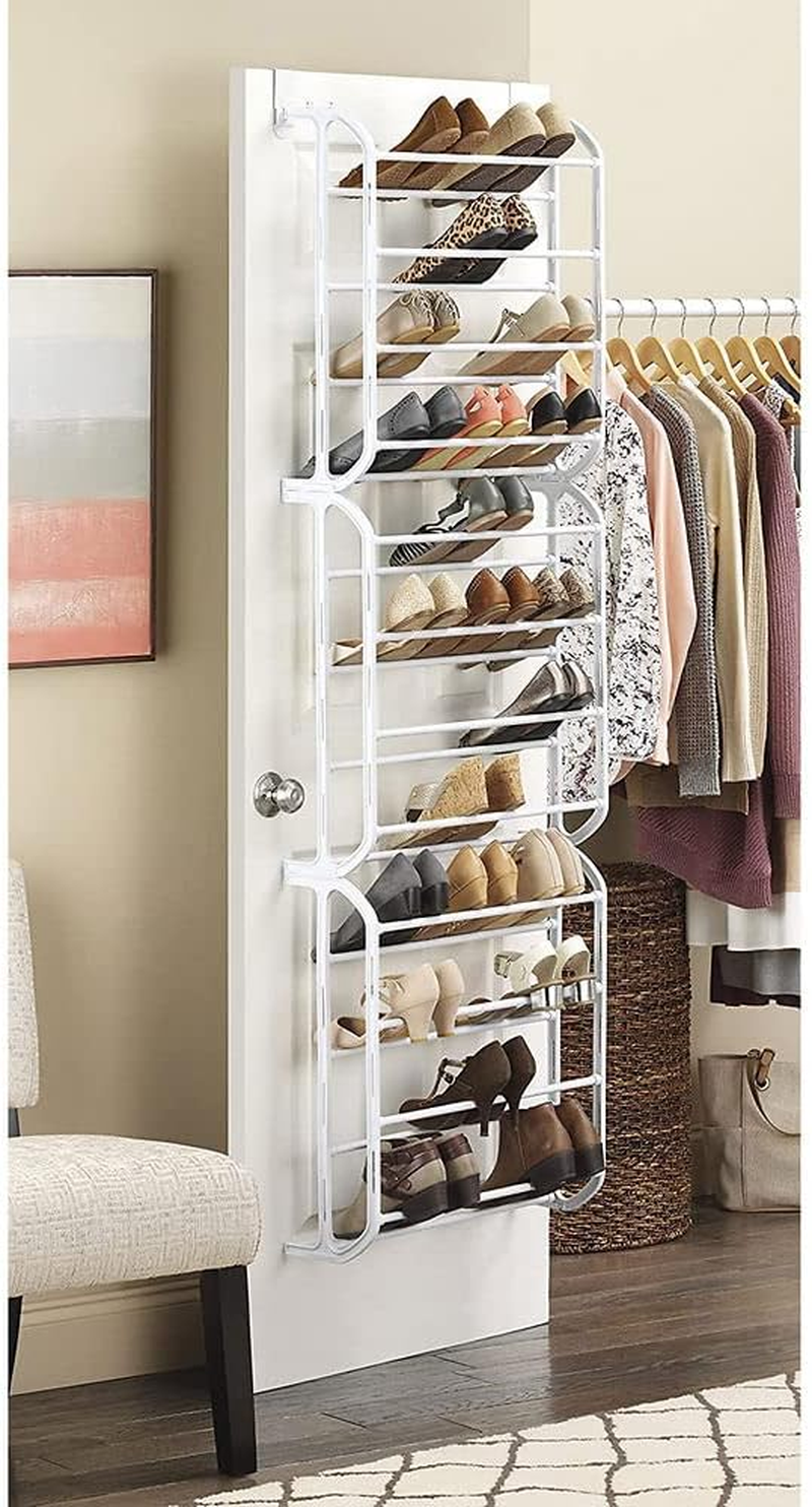 Whitmor 36-Pair OTD Shoe Rack, White image number 3