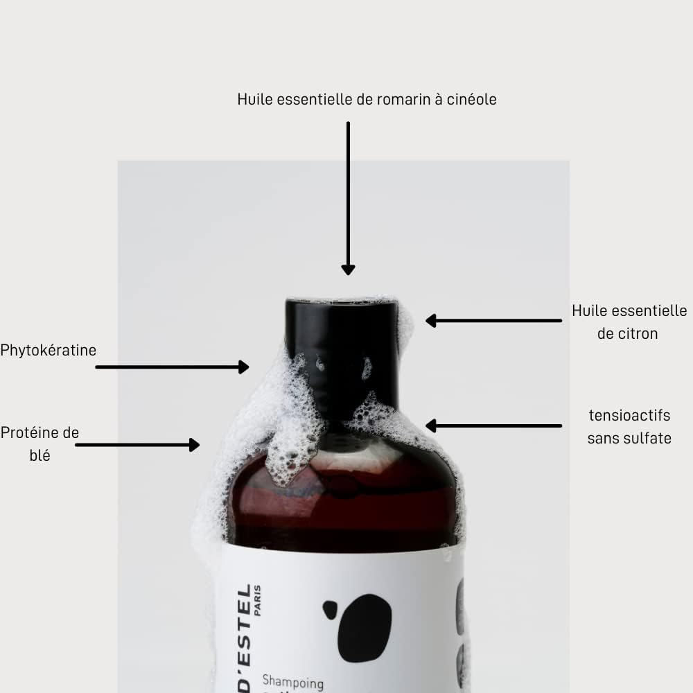 SERGE D'ESTEL PARIS Sulphate-Free Keratin Shampoo Protects Hair Extends the Smoothing Effect Natural Vegan Formula 250 Ml image number 2