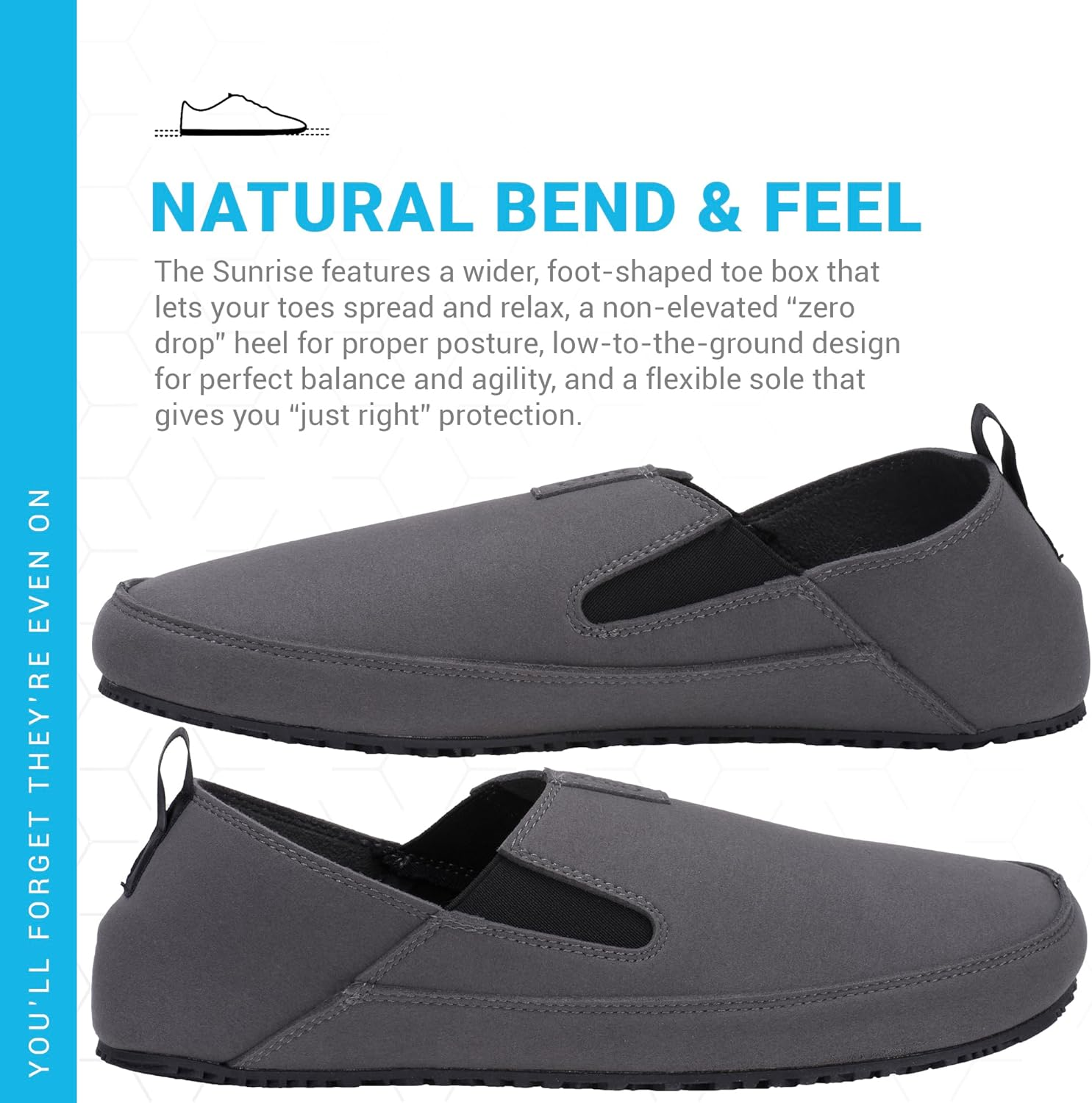 Xero Shoes Herren Sunrise Freizeitschuhe - Superleichte, Bequeme Schlupfschuhe F&uuml;r Camping- Und Reiseschuhe image number 2