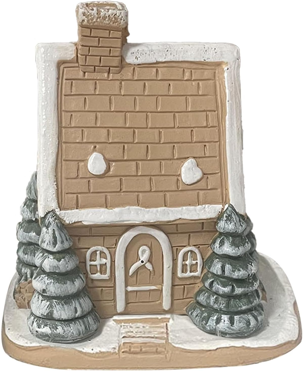 Home Shape Incense Burner, Log Cabin Incense Burner | Christmas Cabin Incense Burner Chimney House Camping Incense - Living Room Incense Coil Burner for Camping Incense image number 6