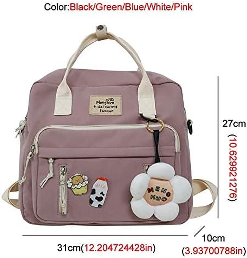 Cute Backpack Kawaii School Supplies Laptop Bookbag, Back to School and off to College Accessories image number 4