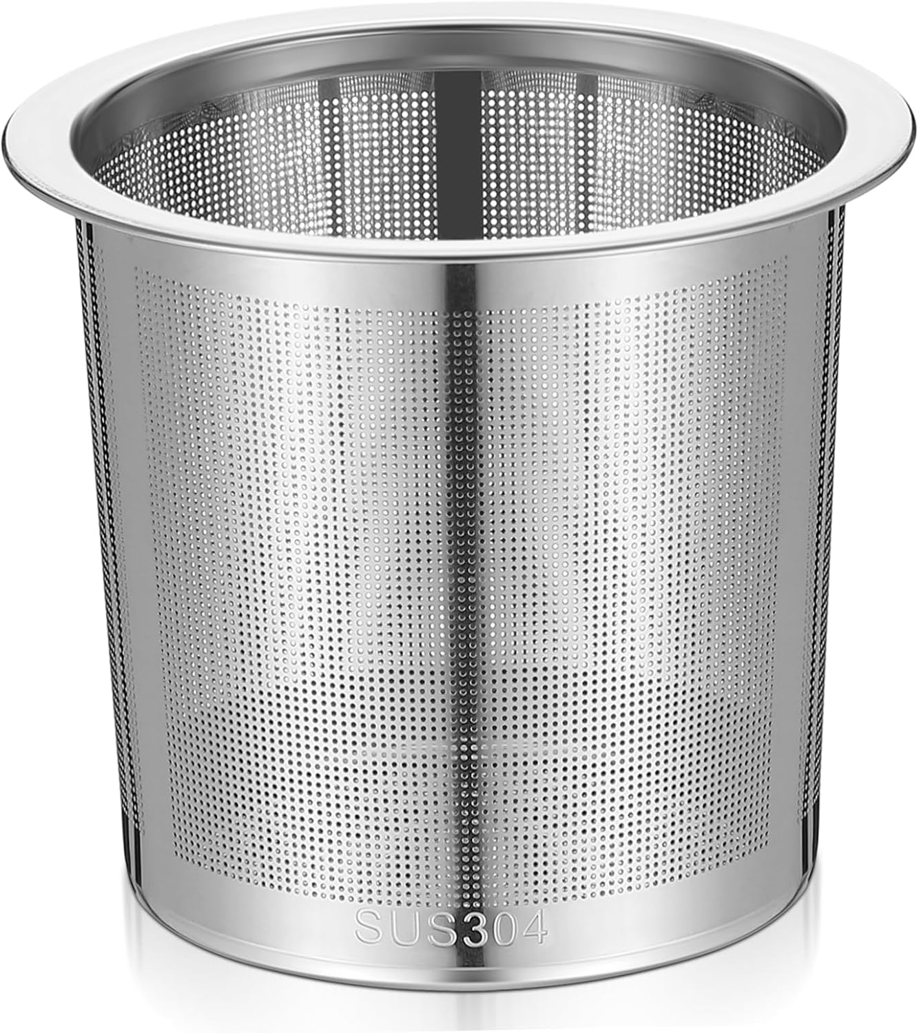 BEBEMOKO Stainless Steel Coffee Filter Mesh Tea Strainer 7Cm Sturdy Mesh Filter for Home Kitchen Coffee Shop Use image number 2