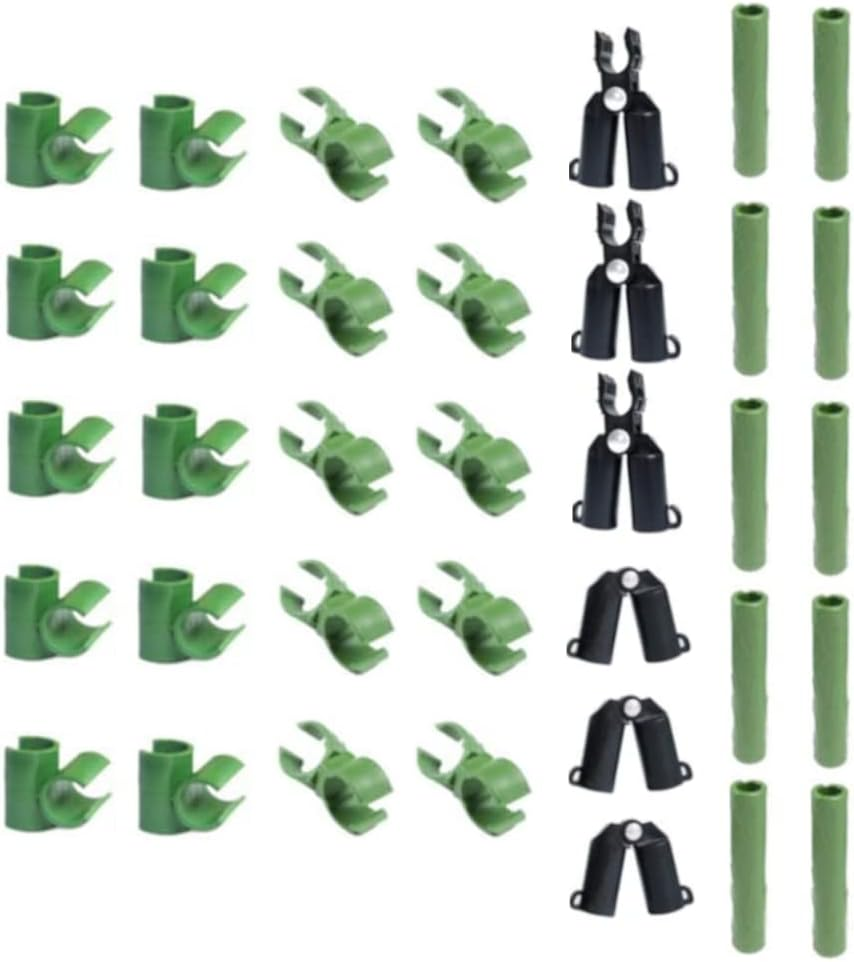36Pcs Adjustable Plant Trellis Clip Plastic Plant Connector Stakes Garden Plastic Connector Connecting Joint Buckle Clip 16Mm image number 4