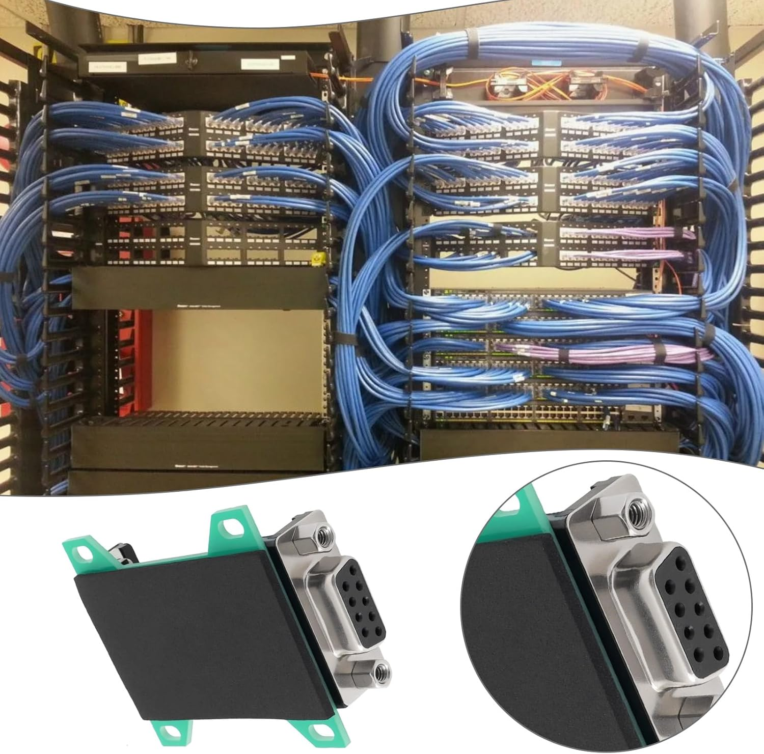 VGOL 2Pcs DB9 Male to Female Breakout Board Rs232 D-Sub Serial to 9 Pin Terminal for Automatic Industrial Control Equipment Cash Register image number 6