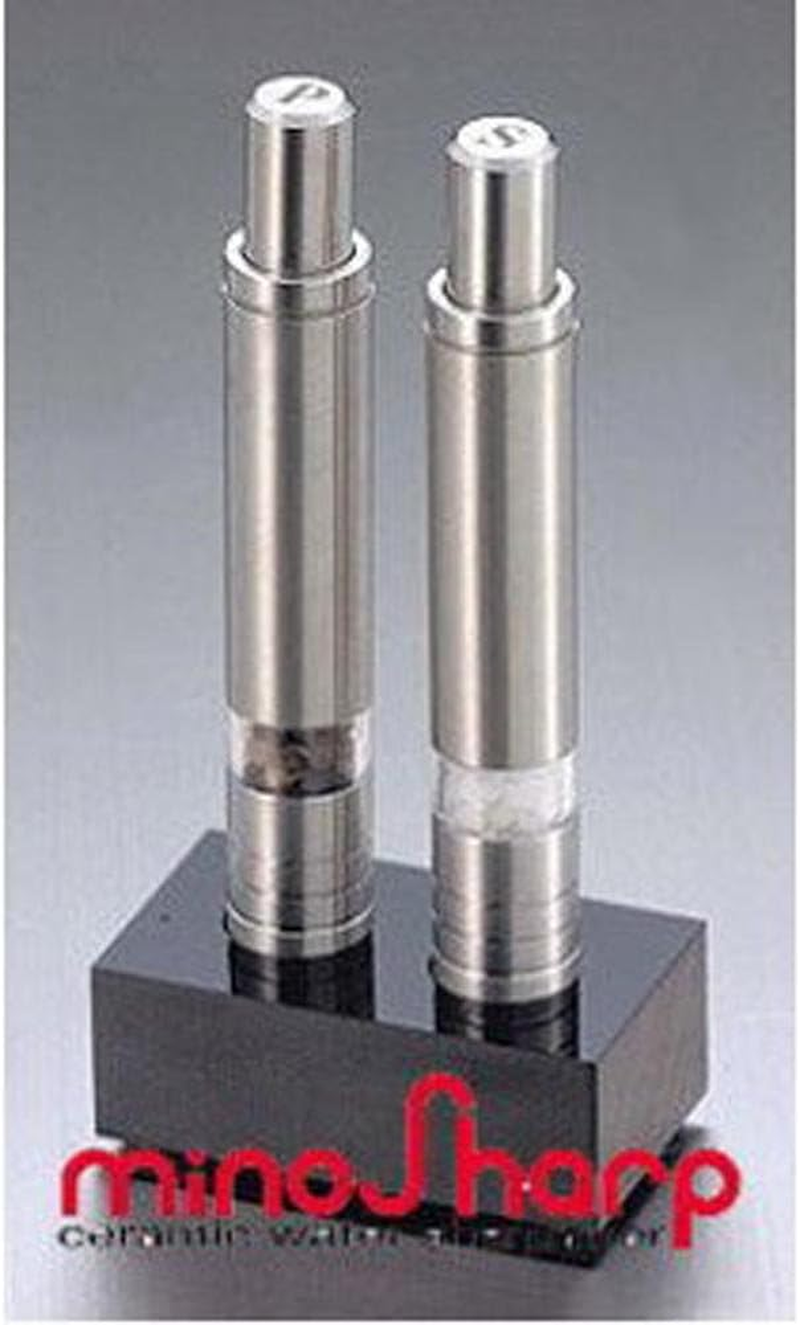 EBM SP135W One-Hand Pepper and Salt Mill Set, Silver image number 2