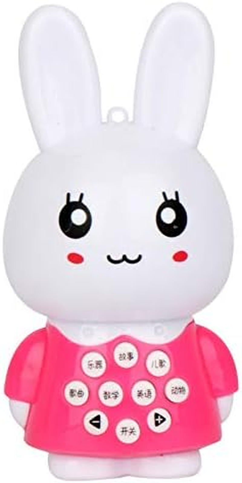 &ldquo;N/A&rdquo;Cartoon Mini Rabbit Story Machine Music Lighting Early Teaching Machine Cubsstorymachine-Pink image number 2