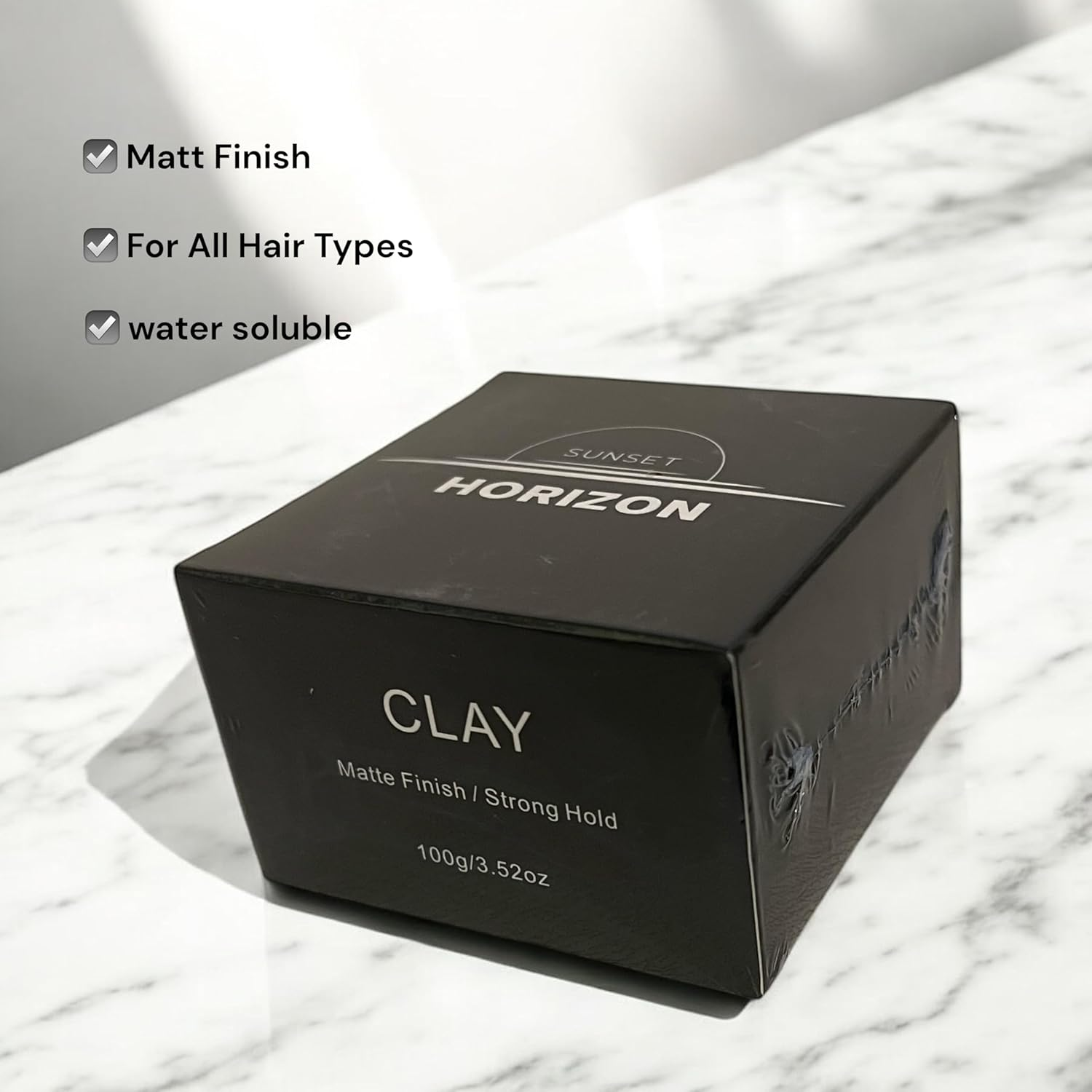 SUNSET HORIZON Hair CLAY - Matt Finish - Texture & Hold - 100 Grams image number 4