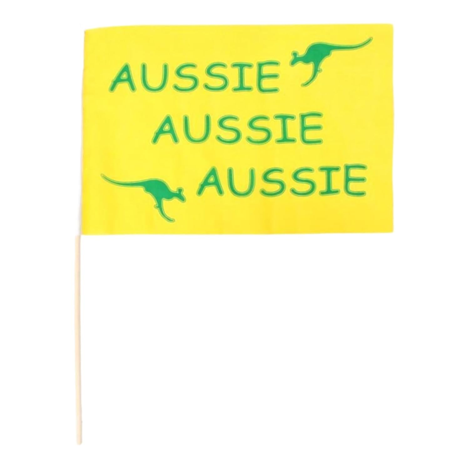 2 Pack Aussie Handheld Flag 44Cm X 29Cm Australian Olympics Home Decor Sport Decor Australia Day image number 1