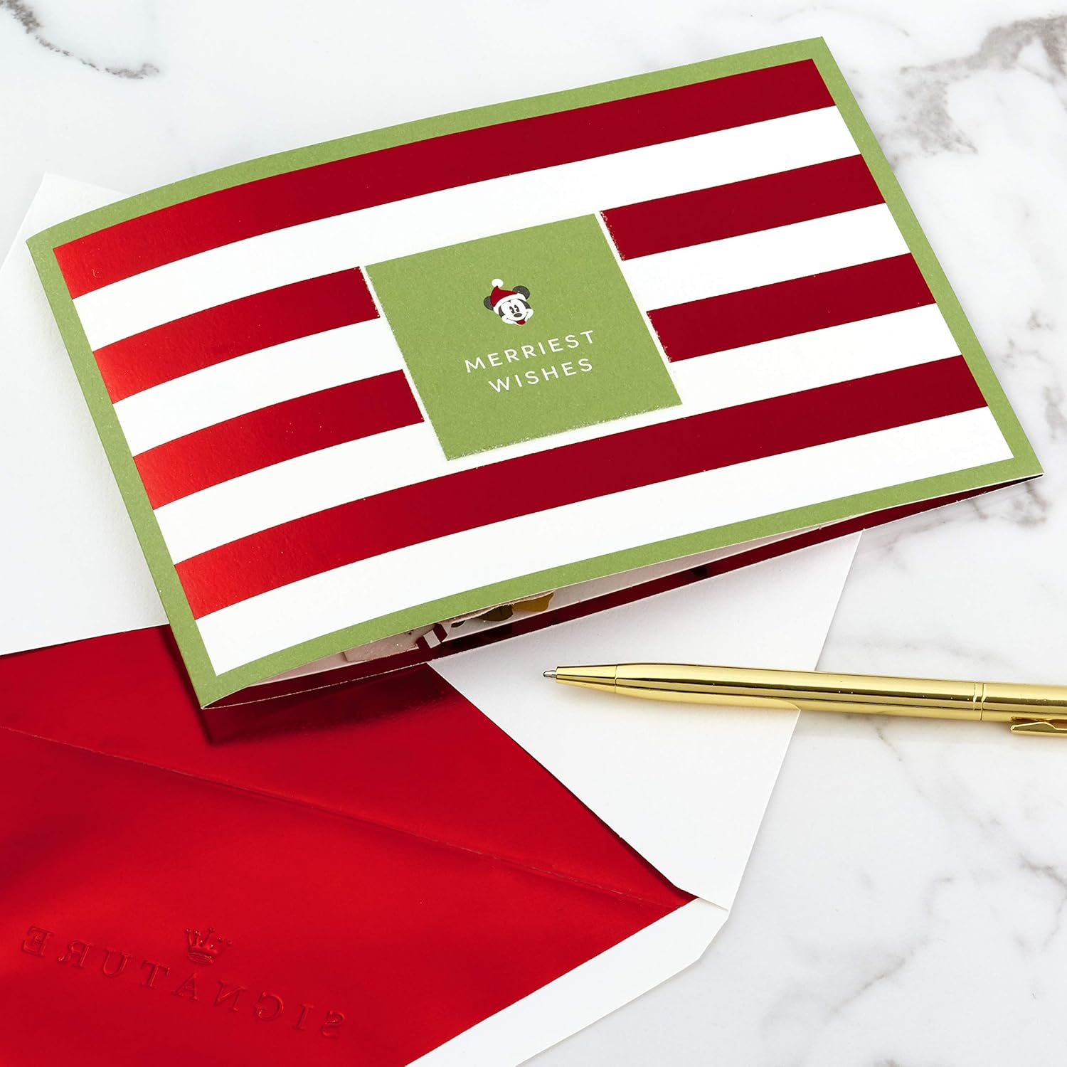 Hallmark Signature Paper Wonder Pop up Christmas Card (Mickey Mouse and Friends) - Mickey Mouse And Friends Pop Up image number 4