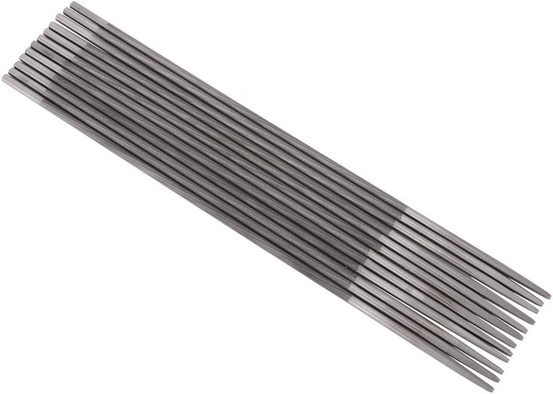 Chainsaw File, 4MM Professional Circular Chainsaw Chain Sharpening Files Set Multifunctional Hand Files Saw Sharpener Accessories for Home Garden Woodworking Cabinetmaker Carpenter