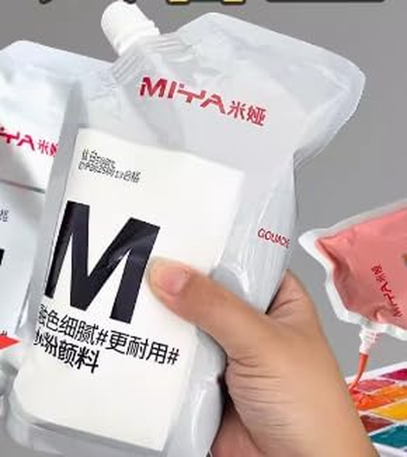 AOOK 500ML MIYA HIMI Jelly Gouache Paint Refill 1 Bag Colors Non Toxic Paints for Artists, Students, Opaque Painting (500 ML WHITE) image number 5