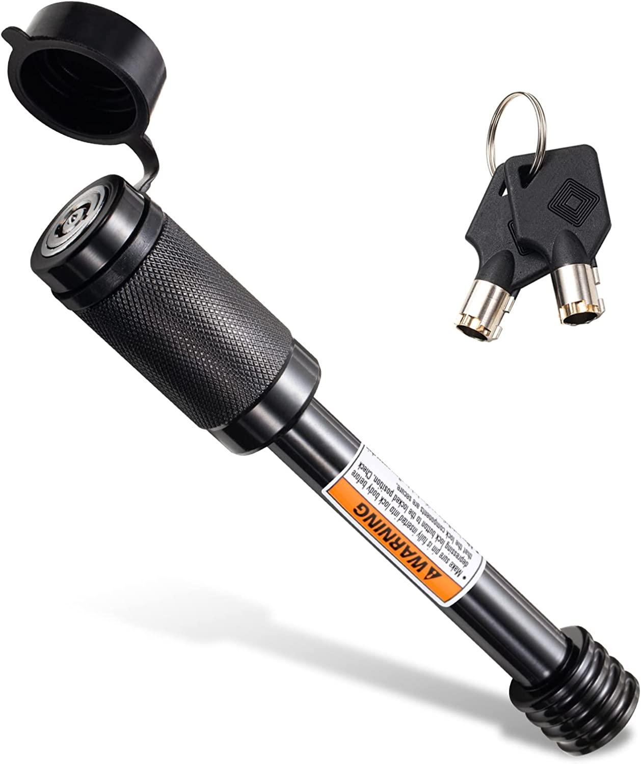 CZC AUTO Hitch Receiver Pin Lock, Trailer Receiver Lock with 5/8" Pin for Class III IV 2" and 2-1/2" Receiver, for Hitch Bike Rack Tray Ball Tow Rope for Trailer Truck Car Boat (1 Pack, 5/8 Inch Pin) image number 4