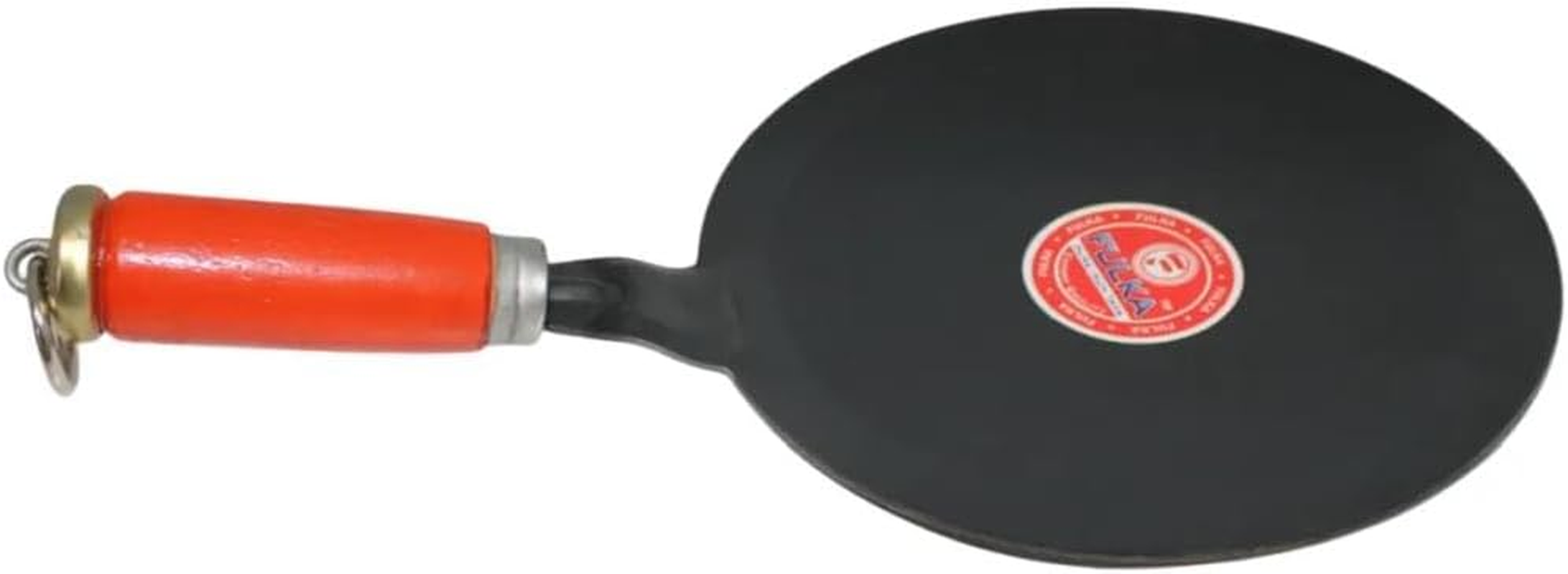 Pure Iron Concave Tawa with Unique Smooth Edges Metal Spoon Friendly Wooden Handle Perfect for Roti & Chapati 24 CM image number 2