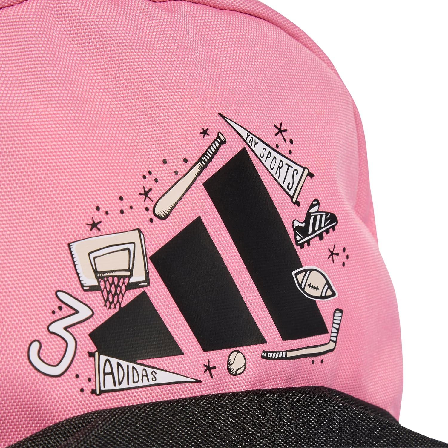 Adidas Performance Little Kids Printed Backpack, Bliss Pink/Black/Black, One Size image number 2